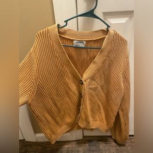 Old Navy Mustard Cardigan  Size large